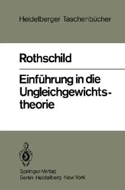 Cover of Einführung in Die Ungleichgewichtstheorie