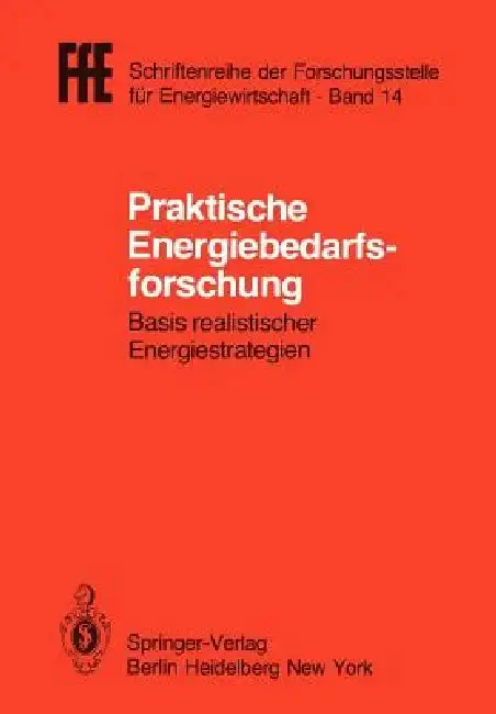 Cover of Praktische Energiebedarfsforschung