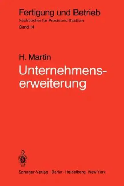 Cover of Unternehmenserweiterung