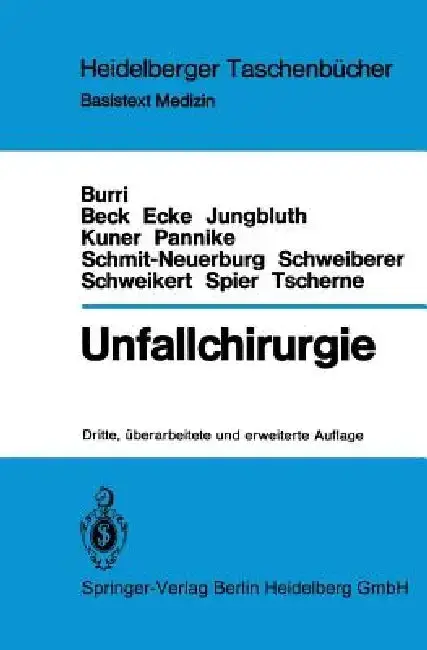 Cover of Unfallchirurgie