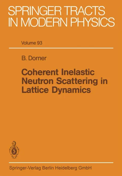 Cover of Coherent Inelastic Neutron Scattering in Lattice Dynamics