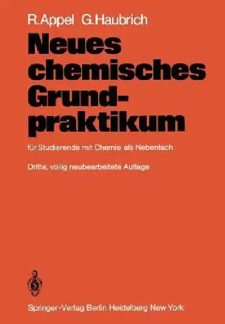 Cover of Neues Chemisches Grundpraktikum