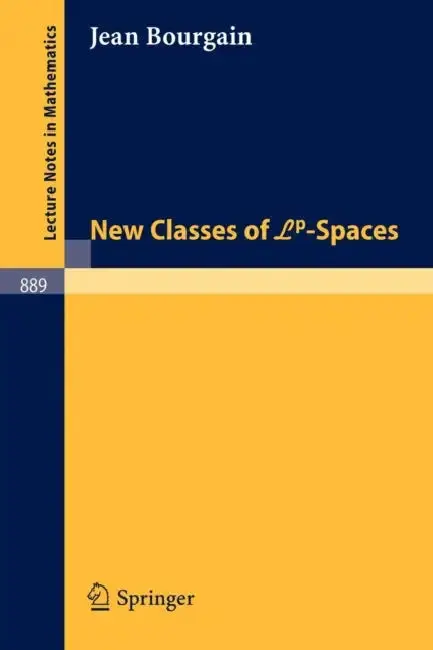 Cover of New Classes of Lp-Spaces