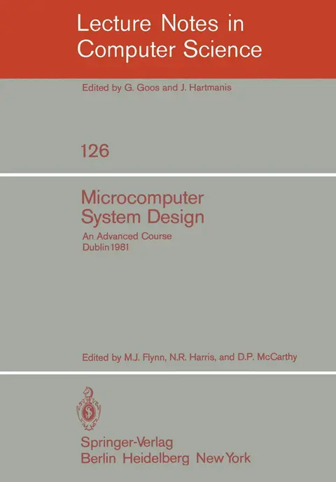 Cover of Microcomputer System Design