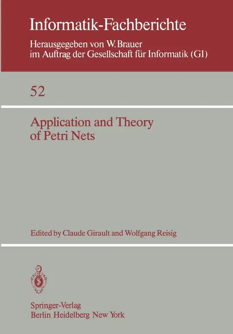 Cover of Application and Theory of Petri Nets
