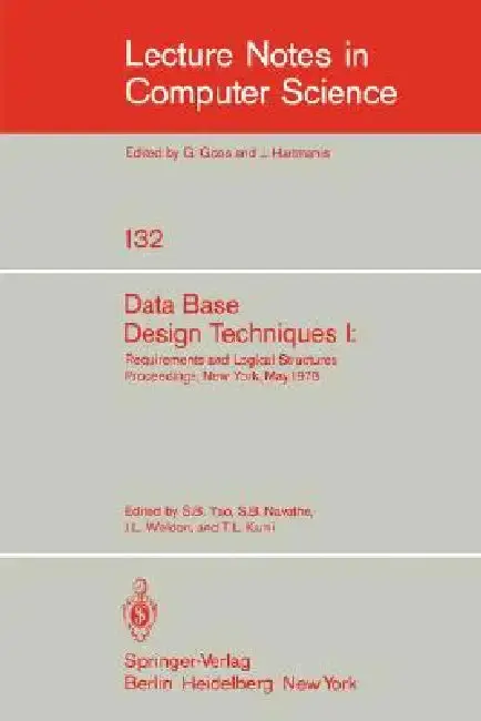 Cover of Data Base Design Techniques I
