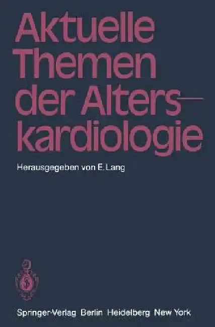 Cover of Aktuelle Themen Der Alterskardiologie