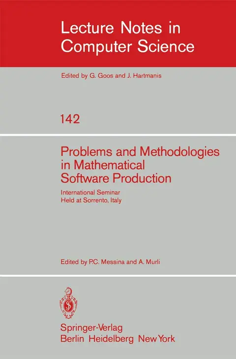 Cover of Problems and Methodologies in Mathematical Software Production