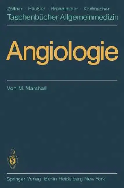 Cover of Angiologie