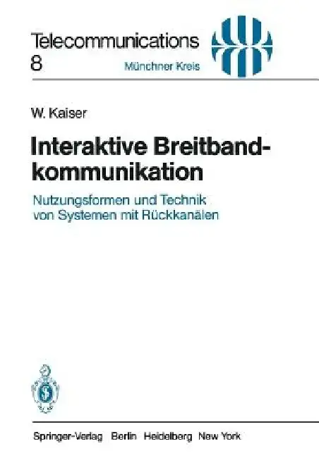 Cover of Interaktive Breitbandkommunikation