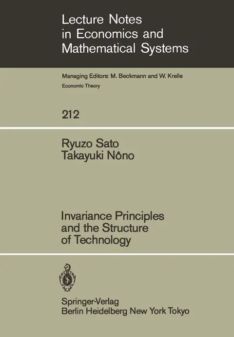 Cover of Invariance Principles and the Structure of Technology