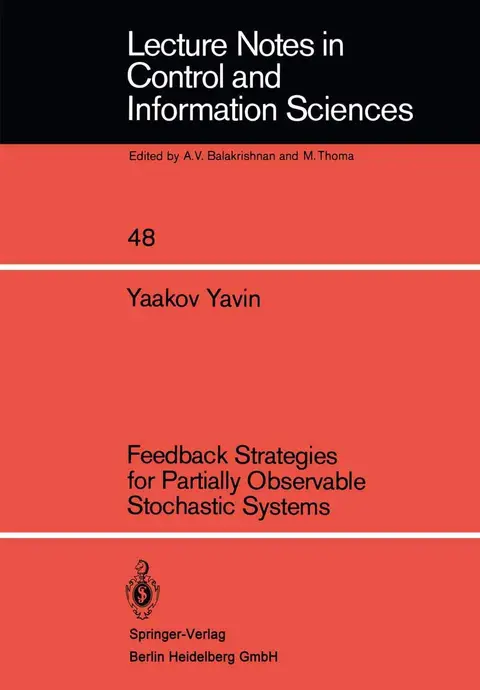 Cover of Feedback Strategies for Partially Observable Stochastic Systems