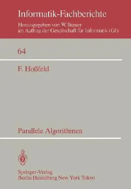 Cover of Parallele Algorithmen