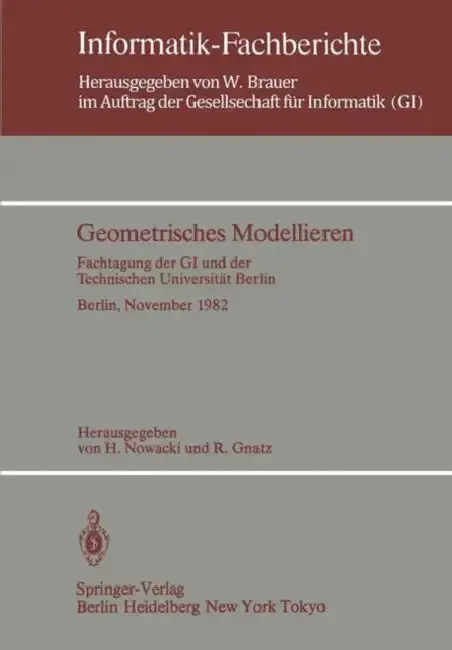Cover of Geometrisches Modellieren