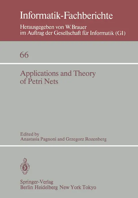 Cover of Applications and Theory of Petri Nets