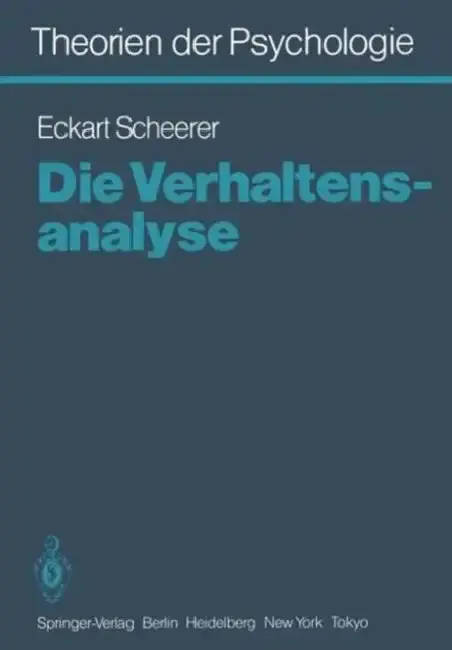 Cover of Theorien Der Psychologie