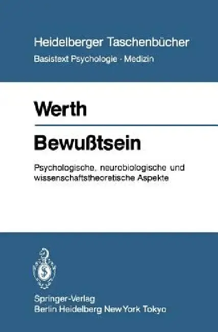 Cover of Bewußtsein