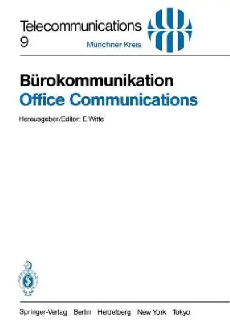 Cover of Bürokommunikation / Office Communications