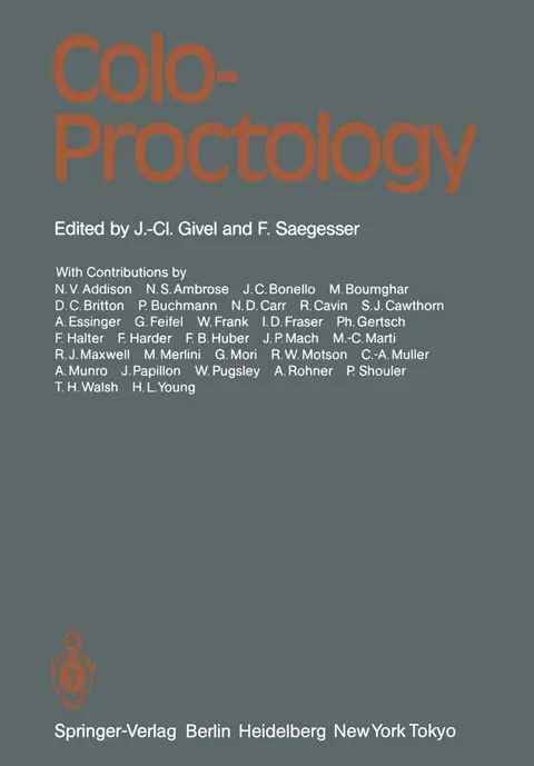 Cover of Colo-Proctology