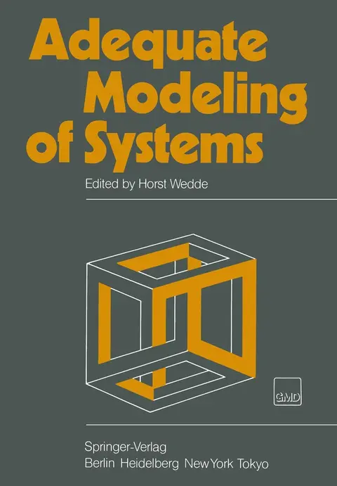 Cover of Adequate Modeling of Systems