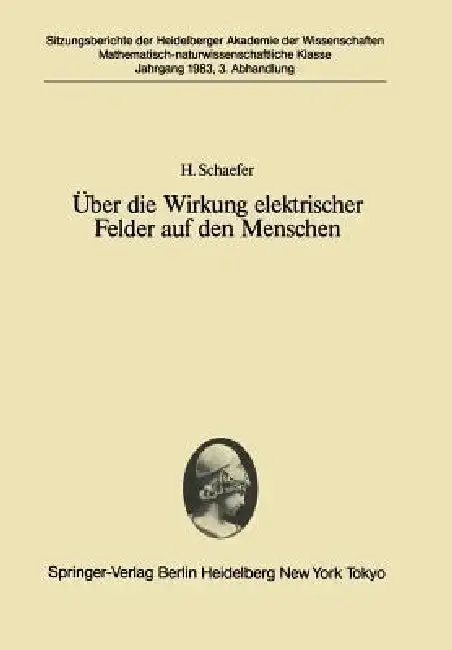 Cover of Über Die Wirkung Elektrischer Felder Auf Den Menschen