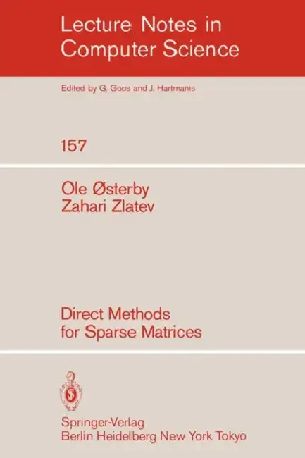 Cover of Direct Methods for Sparse Matrices