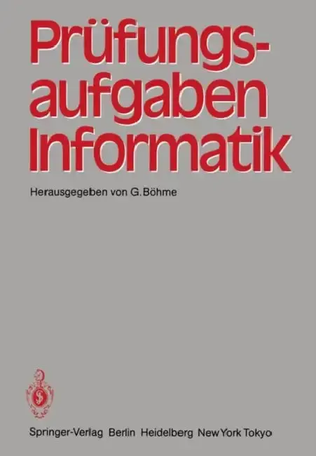 Cover of Prüfungsaufgaben Informatik