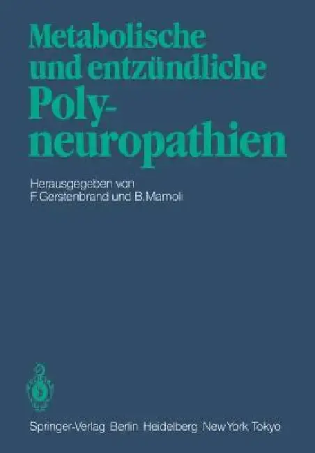Cover of Metabolische Und Entzündliche Polyneuropathien