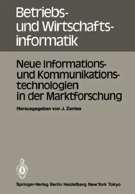 Cover of Neue Informations- Und Kommunikationstechnologien in Der Marktforschung