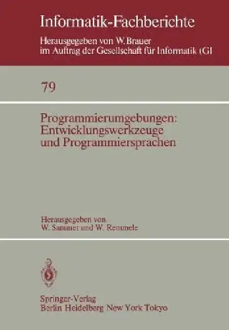 Cover of Programmierumgebungen