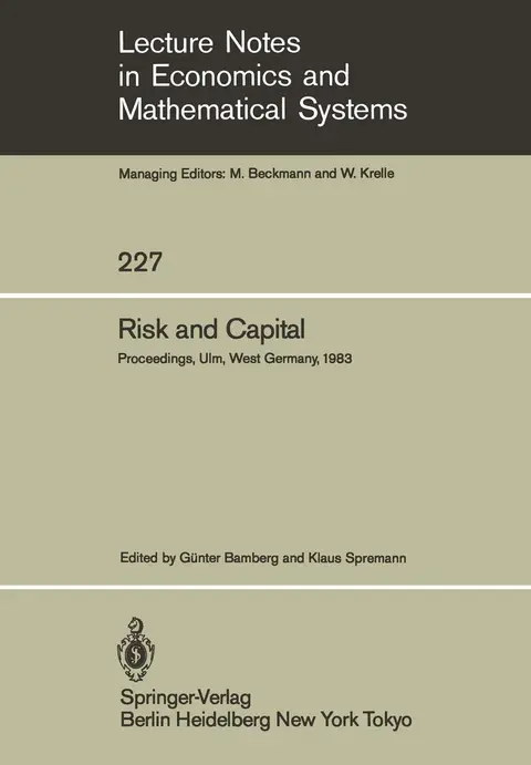 Cover of Risk and Capital