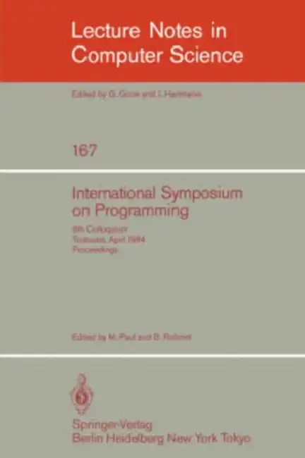 Cover of International Symposium on Programming