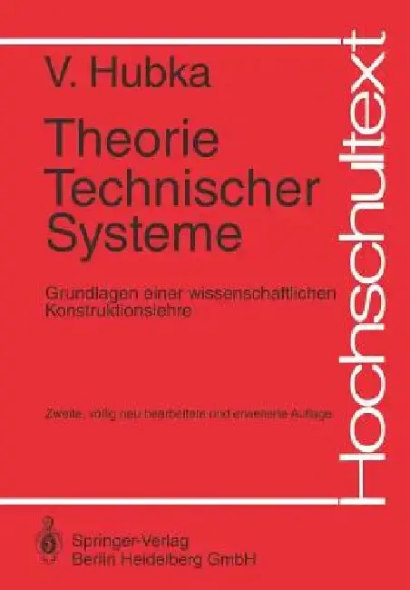 Cover of Theorie Technischer Systeme