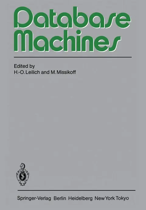 Cover of Database Machines