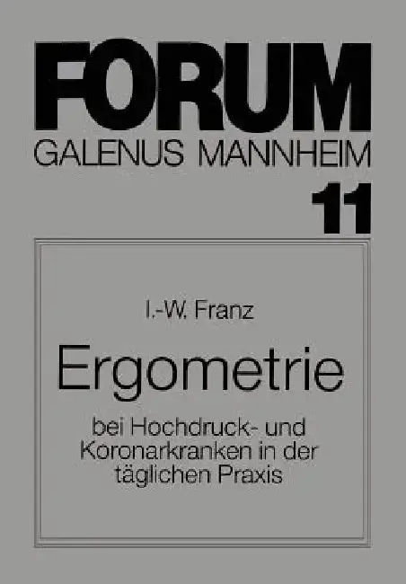 Cover of Ergometrie