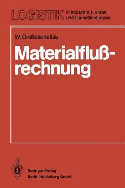 Cover of Materialflußrechnung