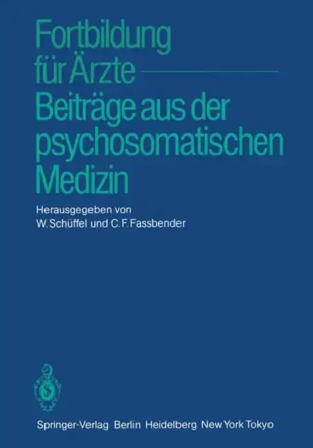 Cover of Fortbildung Für Ärzte -- Beiträge Aus Der Psychosomatischen Medizin
