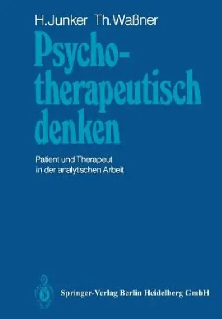 Cover of Psychotherapeutisch Denken