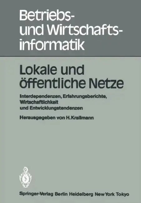 Cover of Lokale Und Öffentliche Netze