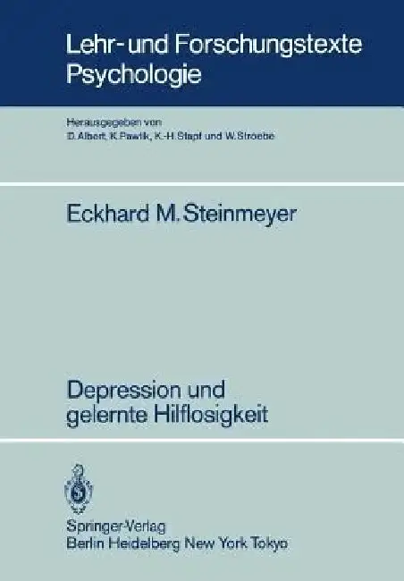 Cover of Depression Und Gelernte Hilflosigkeit