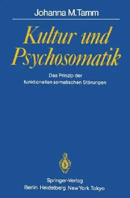 Cover of Kultur Und Psychosomatik