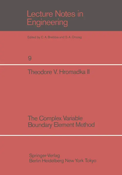 Cover of The Complex Variable Boundary Element Method