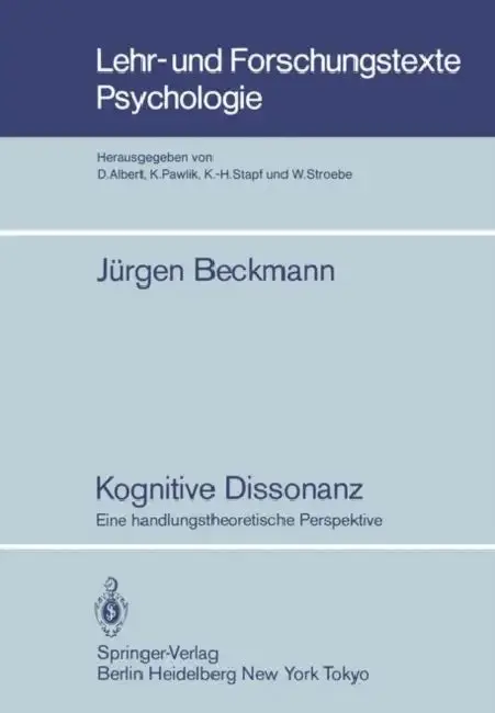 Cover of Kognitive Dissonanz