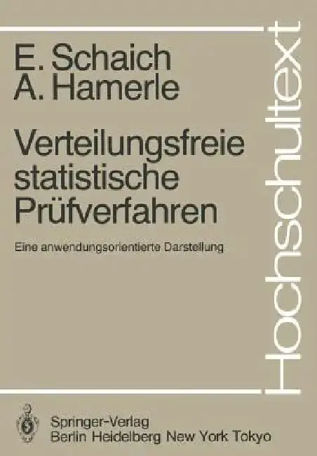 Cover of Verteilungsfreie Statistische Prüfverfahren