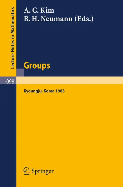 Cover of Groups - Korea 1983