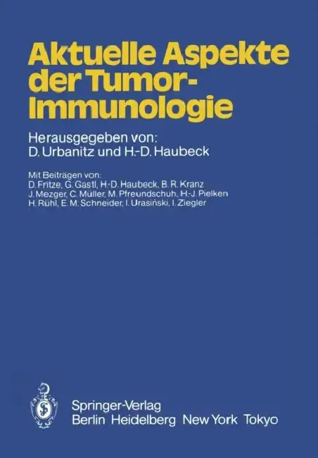 Cover of Aktuelle Aspekte Der Tumor-Immunologie