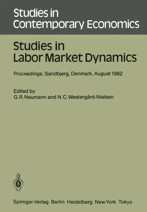 Cover of Studies in Labor Market Dynamics