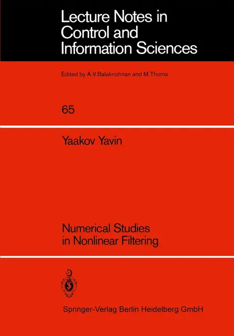 Cover of Numerical Studies in Nonlinear Filtering