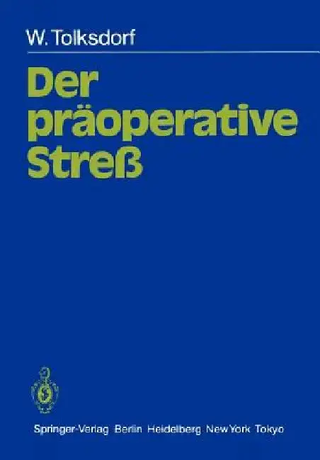 Cover of Der Präoperative Streß