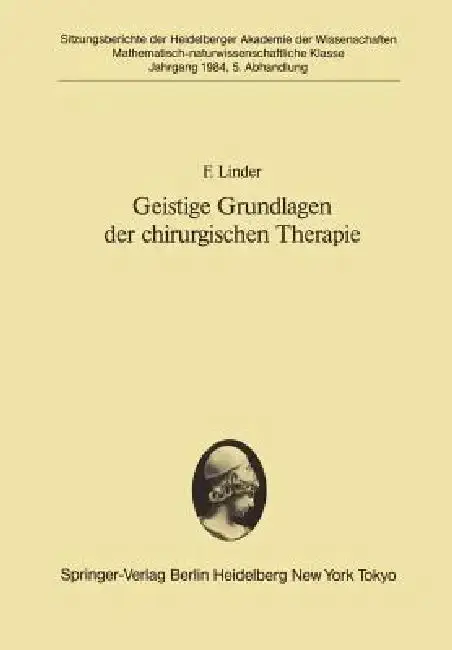 Cover of Geistige Grundlagen Der Chirurgischen Therapie